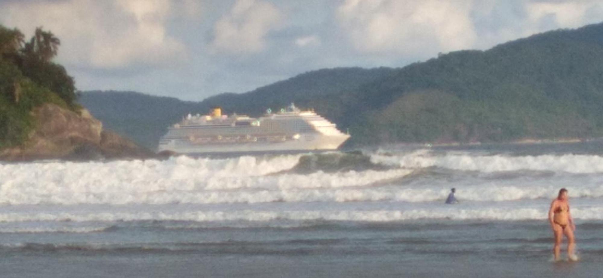 Apartmán Excelente Localizacao O Mar Na Sua Frente Confira São Vicente Exteriér fotografie