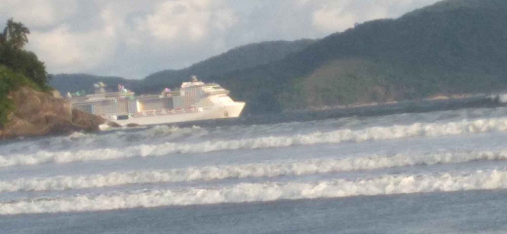 Apartmán Excelente Localizacao O Mar Na Sua Frente Confira São Vicente Exteriér fotografie